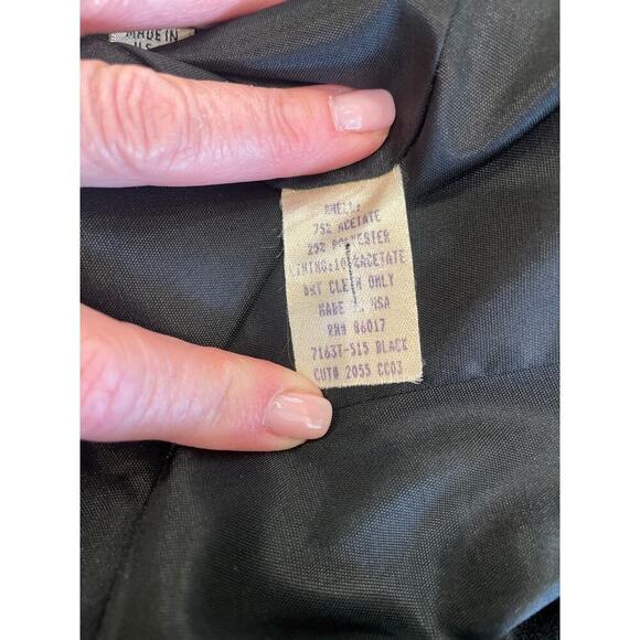 Vintage Bebe Women’s Double Breasted Black Jacket size 4 - Picture 7 of 13